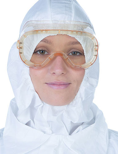 Ballistic protective goggles - BVGS - BioClean - polycarbonate / PVC / anti-fog coating