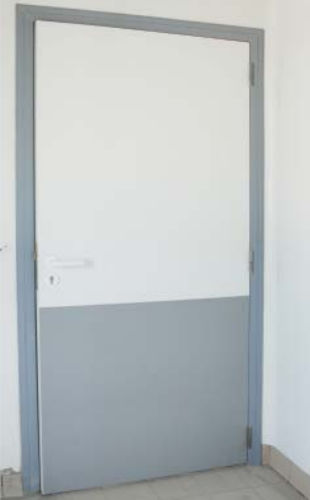 Stainless steel door - DAGARD - aluminium / PVC / indoor