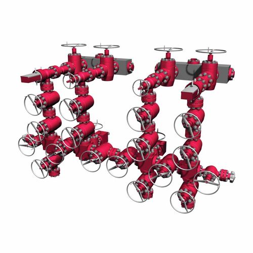 Multichannel manifold CAMERON for valves / drill / highpressure