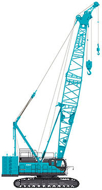 Crawler crane - CKE1350G-2 - Kobelco Cranes Co., Ltd. - boom / lattice ...