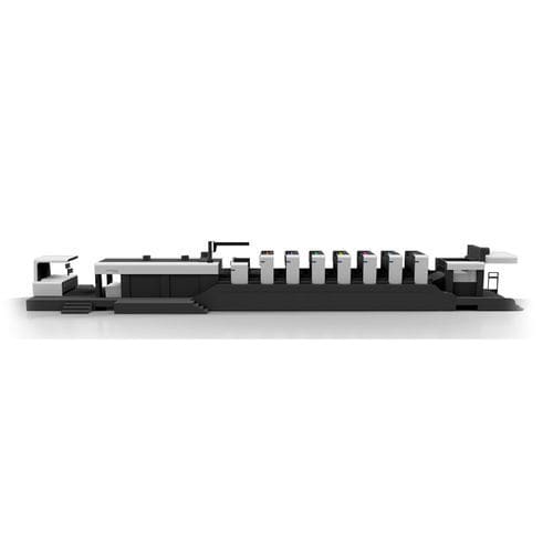 Sheet fed offset printing machine - 900 Evolution - Manroland Sheetfed ...
