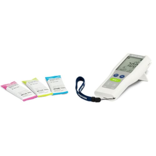 Portable pH meter - FiveGo Series - METTLER TOLEDO - laboratory / waterproof / with LCD display