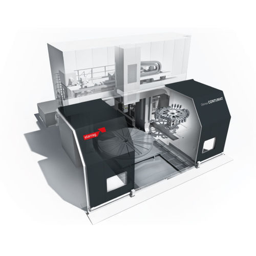 CNC lathe - Dörries VC-V series - Starrag - horizontal / 4-axis / double-column