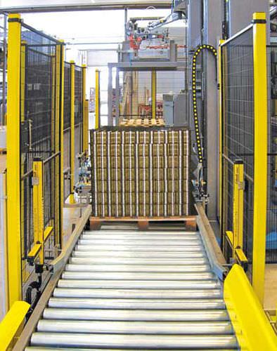 Layer palletizer and depalletizer - Apollo - FMT - for bottles / for cans / motorized