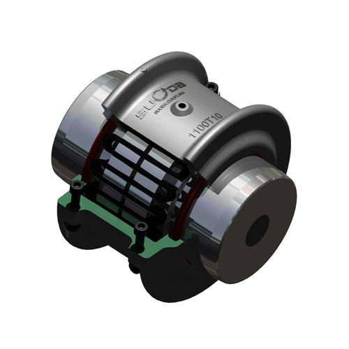 Flexible coupling - 1020-1260 T10 - ZHENJIANG SUODA COUPLING CO.,LTD. - grid / sleeve and shear pin