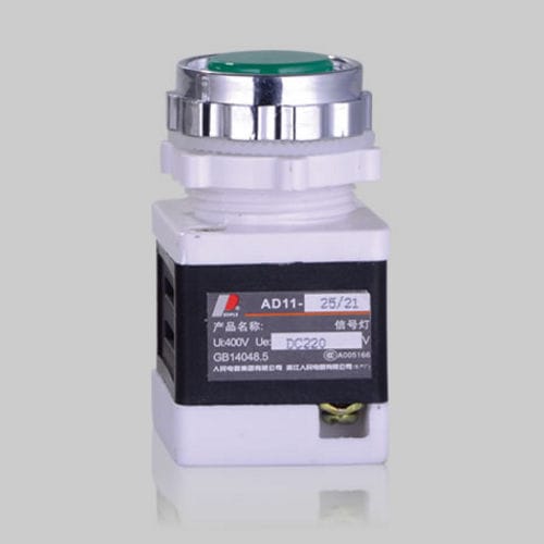 Steady indicator light - AD11 series indicator light - PEOPLE ELE. APPLIANCE GROUP CO., LTD. - LED / panel-mount / round