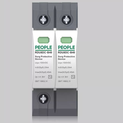 Electrical installation surge protector - RDU8DC - PEOPLE ELE. APPLIANCE GROUP CO., LTD. - for telecom applications / for power supplies / for photovoltaïc installations