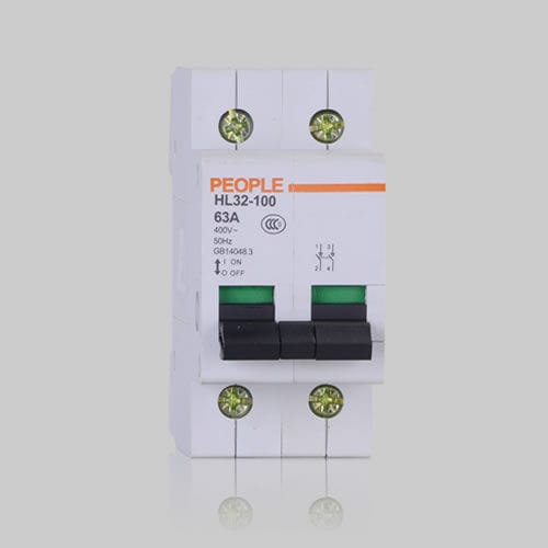 DIN rail switch disconnector - HL32-100 - PEOPLE ELE. APPLIANCE GROUP CO., LTD. - industrial
