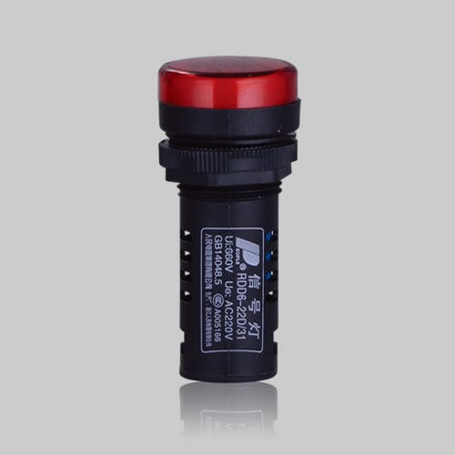 Steady indicator light - RDD series - PEOPLE ELE. APPLIANCE GROUP CO., LTD. - threaded / round
