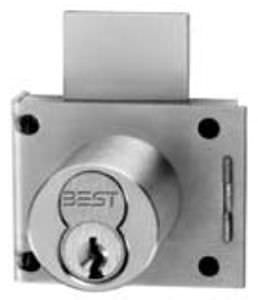 Bolt lock - L series - BEST Access systems - for door / brass