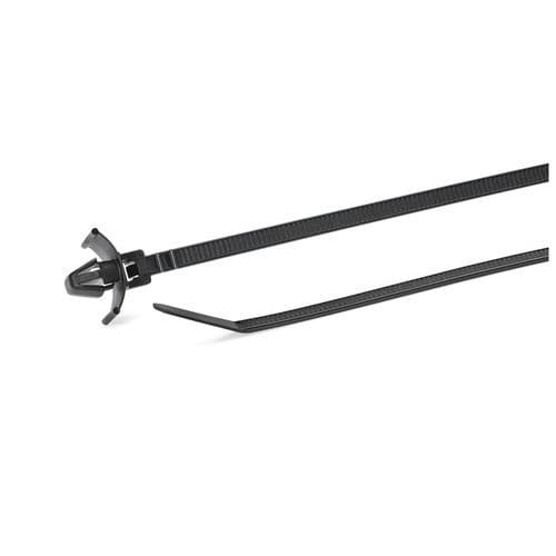 Plastic cable clamp - T80RFT6X12-PA66-BK - HellermannTyton - for automotive applications