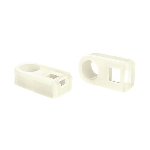Plastic cable tie mount - FH30-PA66-NA - HellermannTyton