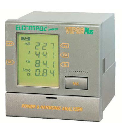 Electrical network analyzer - VIP96PLUS - ELCONTROL - power quality / benchtop