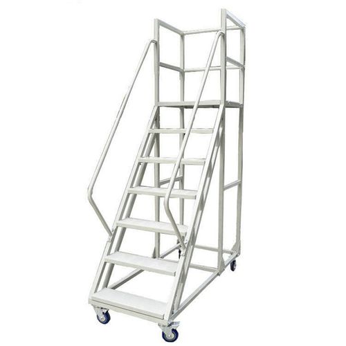 Stainless steel ladder - KP Series - Shanghai Kingrun Machinery Equipment CO., LTD - for warehouse