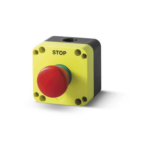 Mushroom push-button switch - PQ01P4N - Stop d'emergenza ø40 push-pull - Giovenzana International B.V. - emergency stop