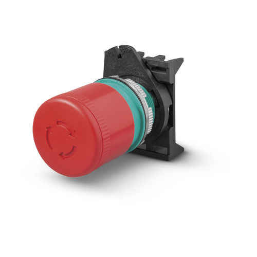 Mushroom push-button switch - PPFN1R3N4X - Fungo ø30 Sblocco a rotazione - Giovenzana International B.V. - emergency stop / NEMA