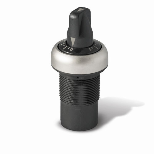 Rotary potentiometer - PPPTNNL1K - Potenziometro NICKEL LINE - Giovenzana International B.V. - manual / for industrial applications