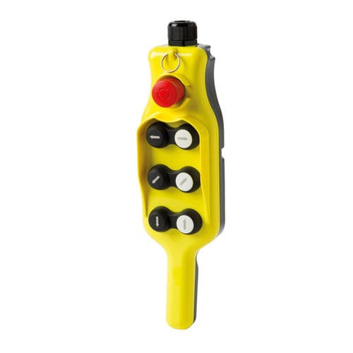 7-button pendant station - HP07 - Giovenzana International B.V. - IP65 / plastic / for hoists