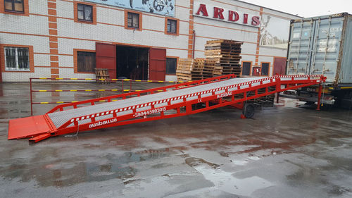 Dock loading ramp - NRW series - AV-EXIM - for forklift trucks / for warehouse / for utility vehicles