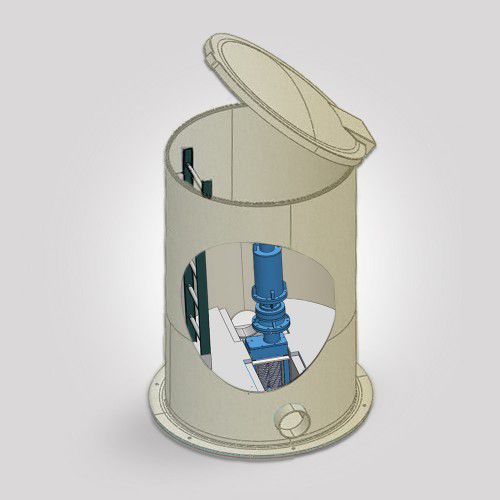 Sanitary manhole - Taskmaster® - Franklin Miller, Inc.