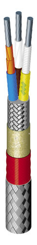 Power cable - SILIFLAM® THS 1000 M  - OMERIN - high-temperature / copper / railway