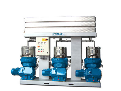 Oil separator - VITONE ECO S.r.l. - drum / vertical