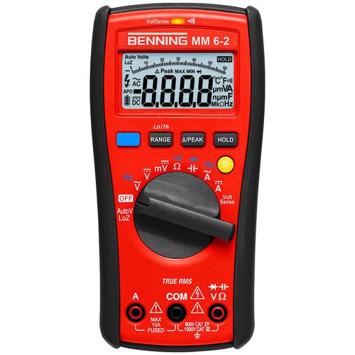 Digital multimeter - MM 6-2 - Benning - portable / 600 V / cat IV