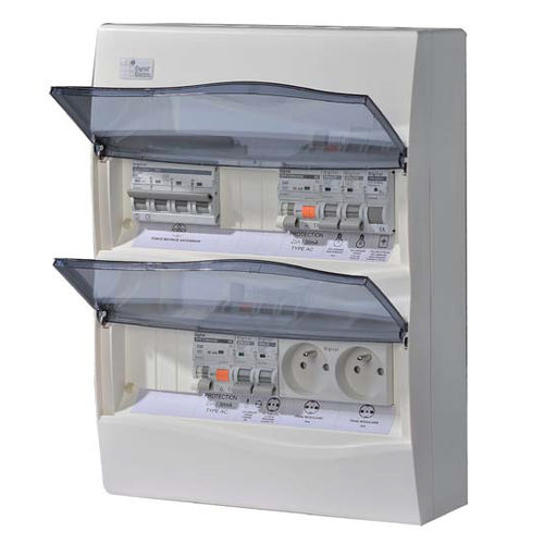 Equipped electrical enclosure - DIGITAL ELECTRIC - wall-mounted / polycarbonate / ABS