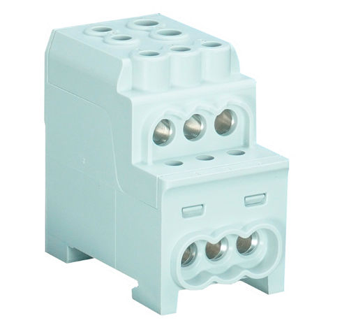 DIN rail-mounted terminal block - 41564 - DIGITAL ELECTRIC - screw connection / high-current / multipole
