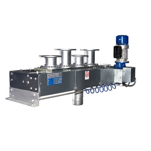 Multi-channel diverter valve - DS series - GVF Impianti Srl - for pneumatic conveying