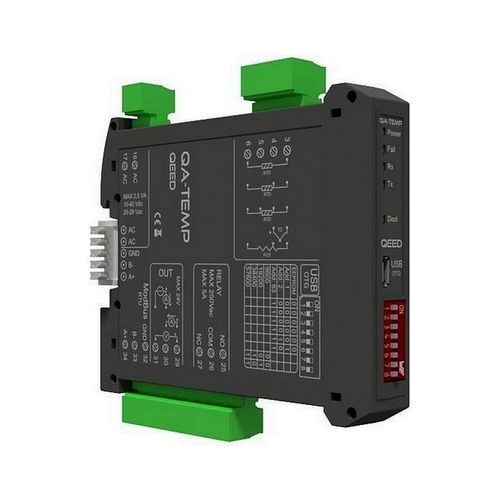 Universal signal converter - QA-TEMP - qeed - temperature regulator / DIN rail / galvanically-isolated