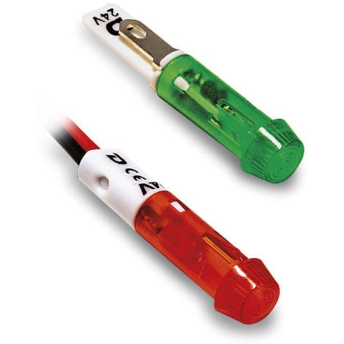 Permanent indicator light - D-181 - DELECSA - LED / panel-mount / IP65