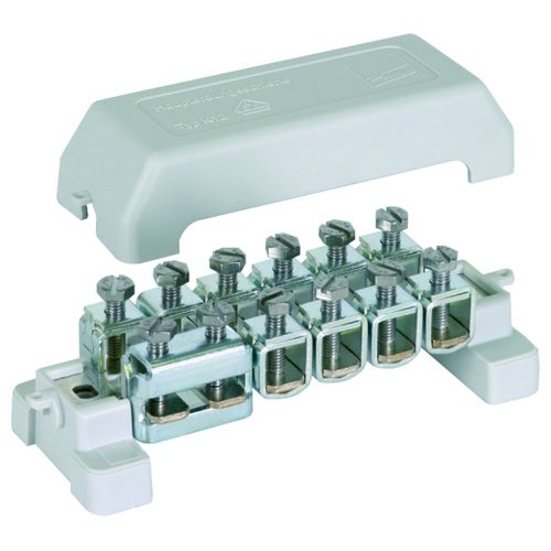 Grounding busbar - PAS 11AK - DEHN + SÖHNE - copper / halogen-free