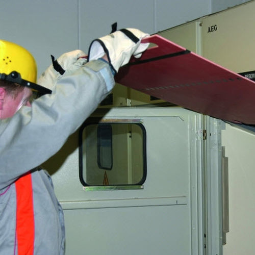 Protective shield for distribution switchgear insulation - ISP 36 PVC A1 - DEHN + SÖHNE - PVC / high-voltage
