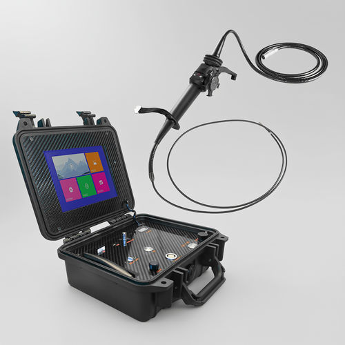 Flexible videoscope - VISIO DOC - VIZAAR - for turbine engine inspection / for food / motor