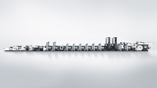 In-line flexographic press - ICS series - Heidelberger Druckmaschinen AG - 4-color / carton / for packaging