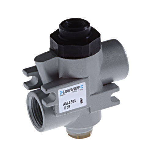 Ball valve - AM-55 series - UNIVER Group - pneumatically-operated / blocking / bidirectional