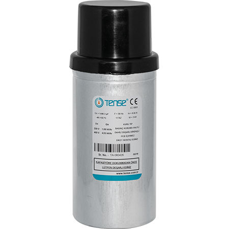 Power factor correction capacitor - TMK-0.25 - Tense Electronic - metalized polypropylene film / aluminum / cylindrical