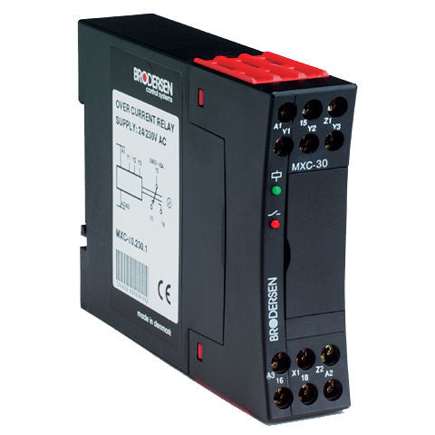Voltage monitoring relay - MXC-30 - Brodersen Controls - current / SPDT / AC