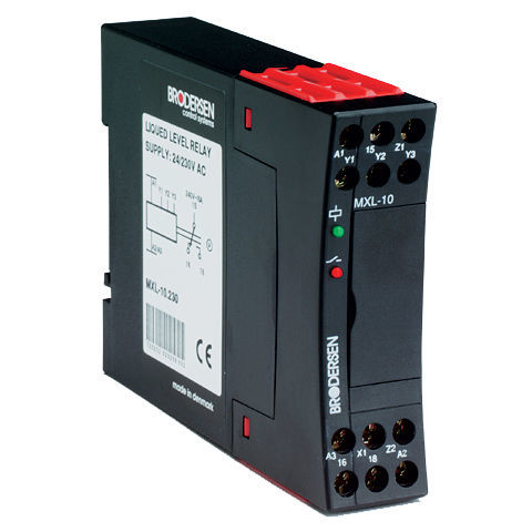 Level control relay - MXL-10 - Brodersen Controls - voltage / SPDT / AC