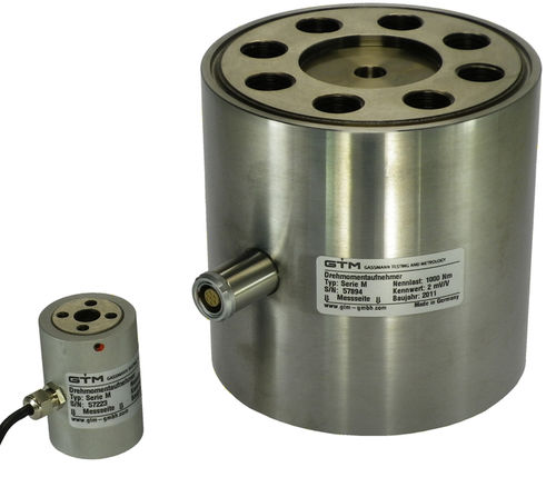 Reaction torque transducer - M series  - GTM Gassmann Testing Metrology GmbH - flange-mounted / high-accuracy / high-capacity