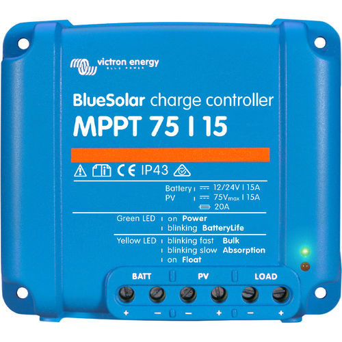 Battery charge controller - BlueSolar - Victron Energy - monitoring / solar / PV