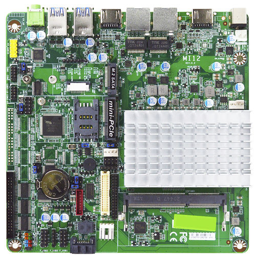 Mini-ITX motherboard - MI12-00C - Jetway Information Co., Ltd. - Intel® Celeron® J3455 / Intel® Apollo Lake / Intel®