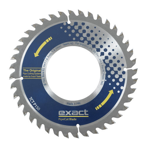 Circular saw blade - TCT P150 - Exact Tools Oy - tungsten carbide / universal use / for pipes