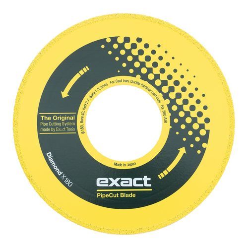 Cast iron cutting disc - Diamond X180 - Exact Tools Oy - diamond-coated / reinforced