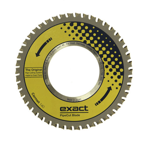 Circular saw blade - Cermet 140 - Exact Tools Oy - cermet / for steel / for metal