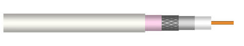 Audio/video optical cable - Prysmian Group - TV antenna / armored / copper