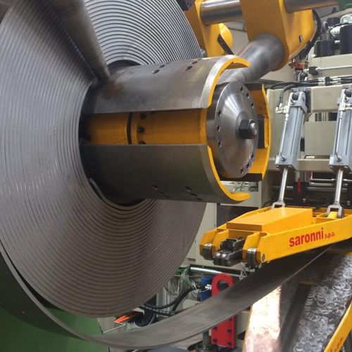 Fine blanking press feeding line - Elma machine - high thickness
