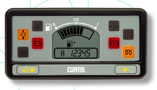 LCD display - 12 - 48 VDC, IP65 | enGage® III - Curtis Instruments - 7-segment / for vehicles / electronic