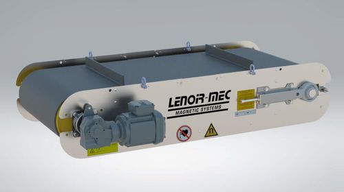 Waste separator - OVAPEM - Lenoir-Mec - permanent magnet / for ore / mobile